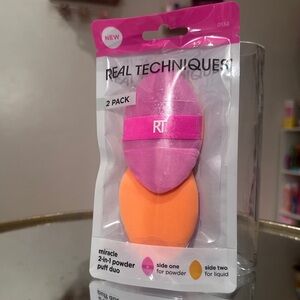 Real Techniques Pink and Orange Puff Set